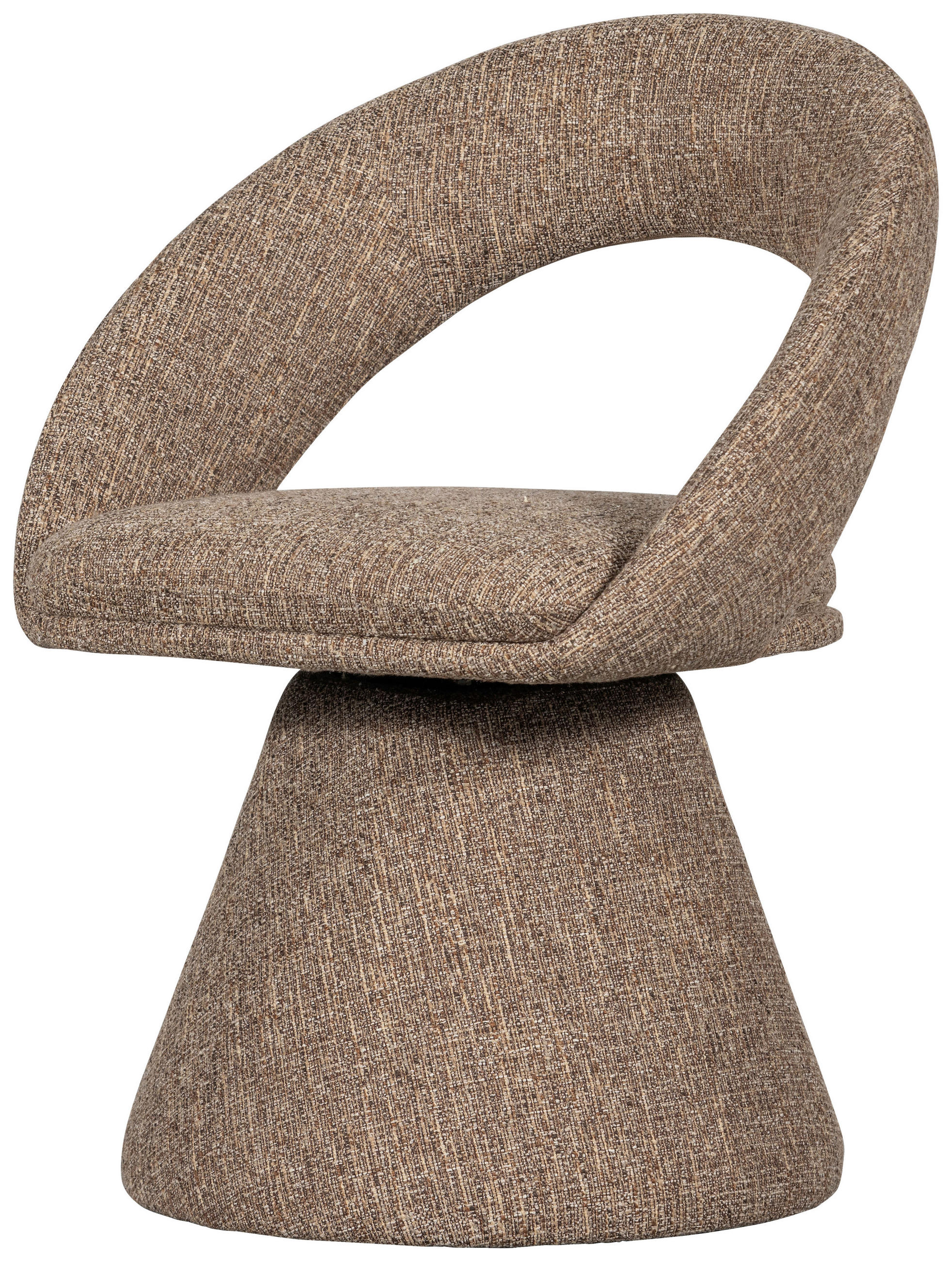 ARMLEHNSTUHL  Sitzfläche 360° drehbar Webstoff  - Naturfarben, MODERN, Textil (63/80/57cm) - Livetastic