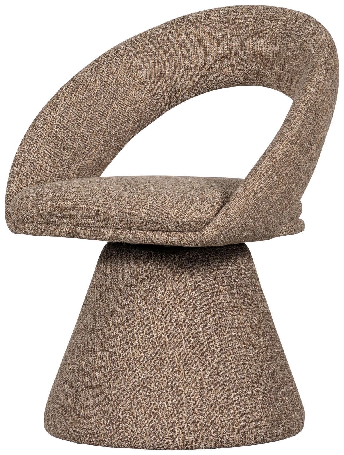 ARMLEHNSTUHL  Sitzfläche 360° drehbar Webstoff  - Naturfarben, MODERN, Textil (63/80/57cm) - Livetastic