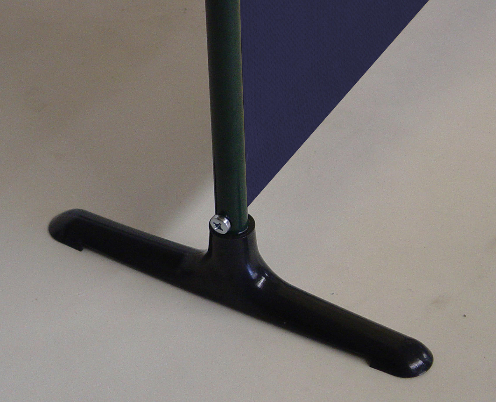 SICHTSCHUTZ - Blau/Grau, Basics, Kunststoff/Metall (220/165/25,2cm) - Boxxx