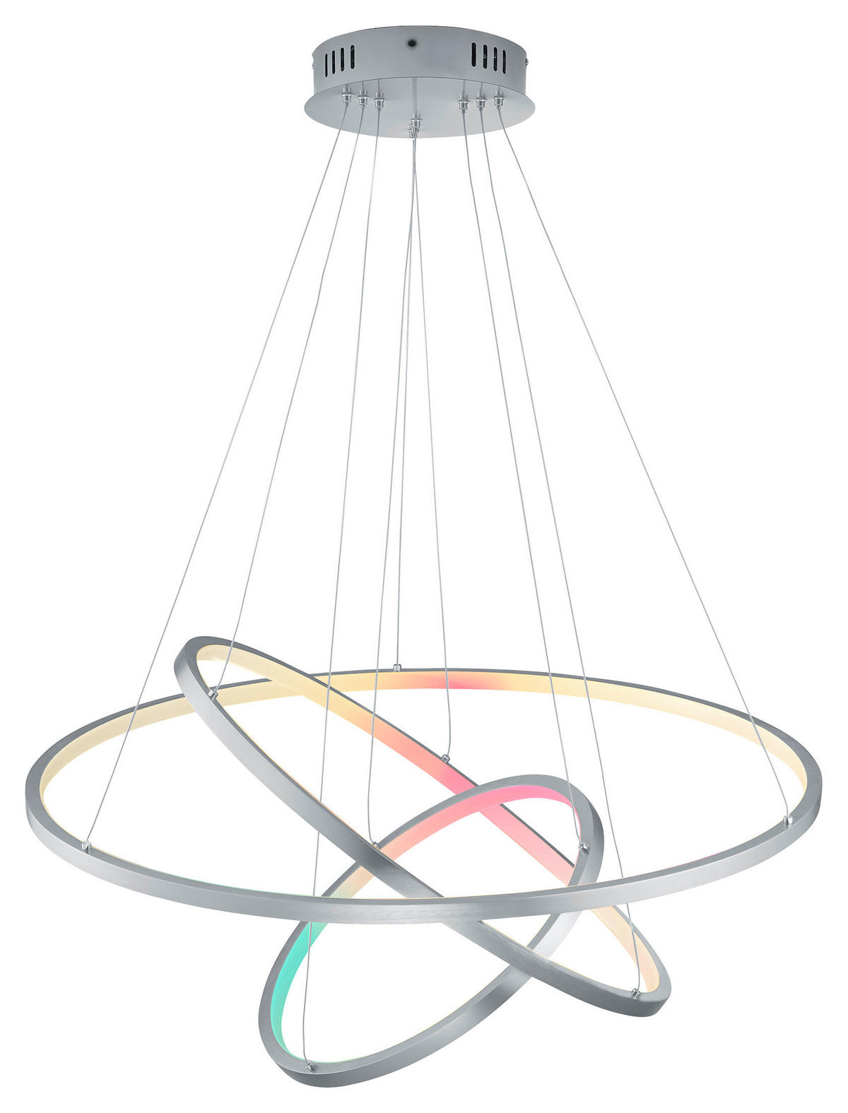 LED SVJETILJKA VISEĆA AARON  - boje nikla, Basics, metal (80/150cm)