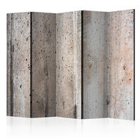 SKÄRMVÄGG  i trä, plast, textil  ljusgrå, beige  - beige/ljusgrå, Basics, trä/textil (225/172/3cm) - artgeist
