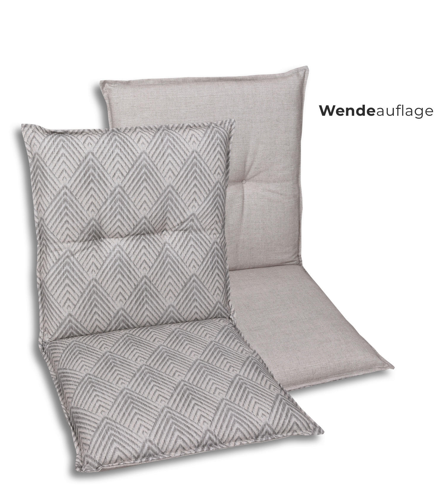 SZÉKPÁRNA bézs grafika  - bézs, Basics, textil (50/7/100cm) - Ambia Garden