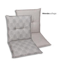 SZÉKPÁRNA bézs grafika  - bézs, Basics, textil (50/7/100cm) - Ambia Garden