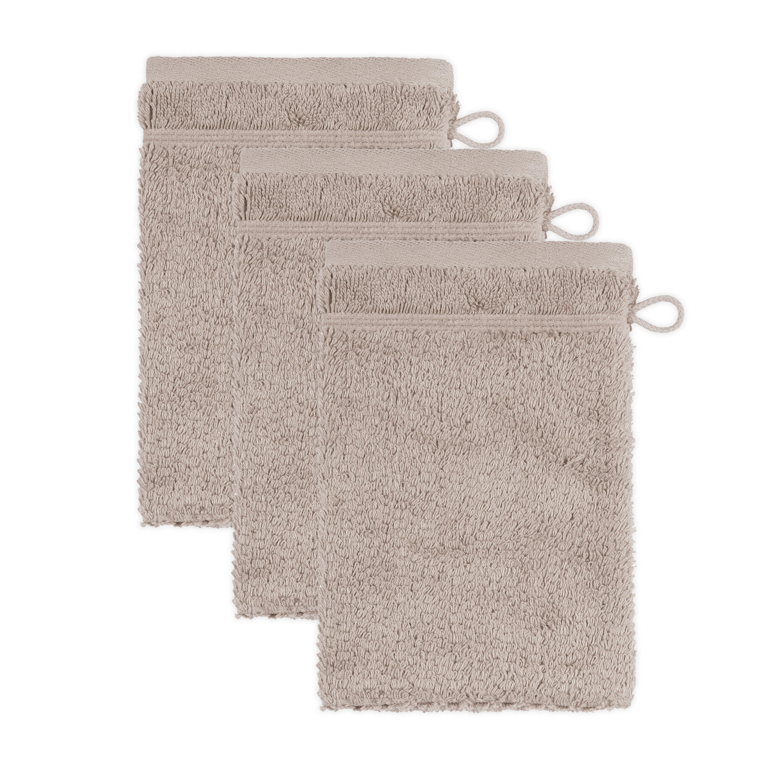 FROTTIERSET FROTTANA PEARL Beige 3-teilig  - Beige, Basics, Textil (15/20cm) - Moeve