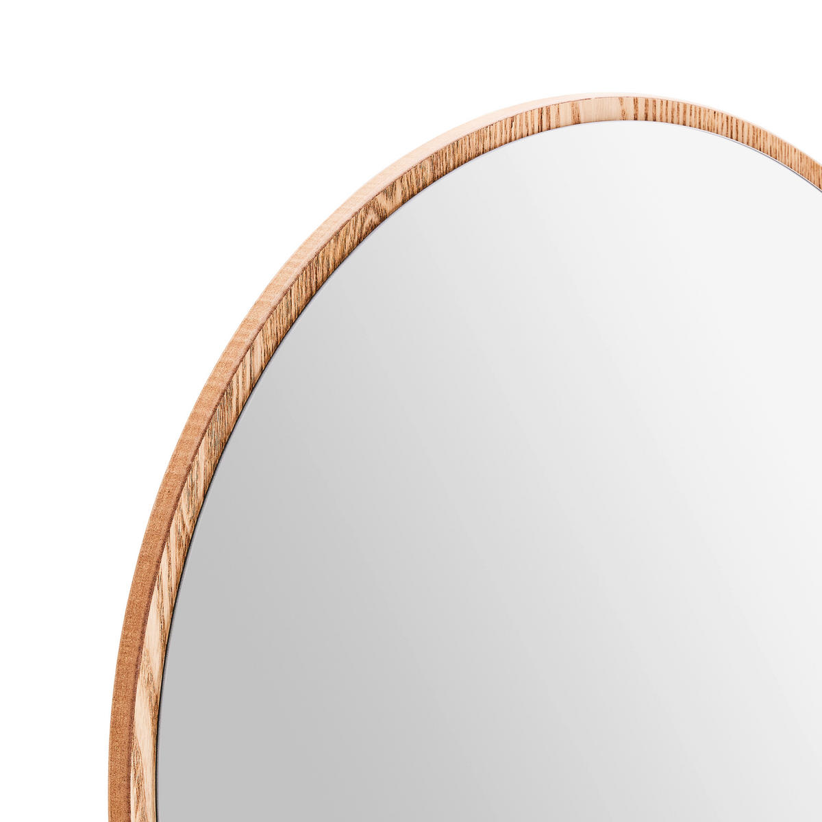 WANDSPIEGEL  - Eichefarben, Design, Glas/Holzwerkstoff (65/56/17cm) - Xora