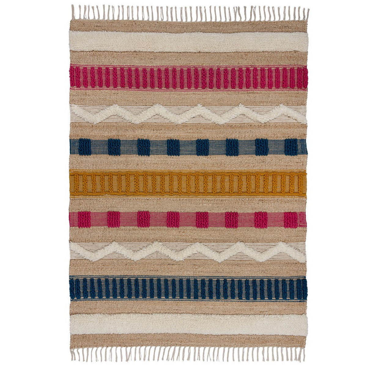 HANDWEBTEPPICH 120/170 cm Medina Multicolor  - Multicolor, KONVENTIONELL, Textil (120/170cm)