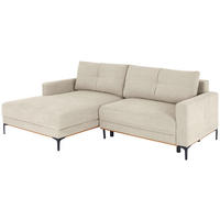 ECKSOFA Sahara  - Schwarz/Sahara, Modern, Textil/Metall (162/238cm) - Ondega