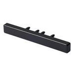 ENDSTÜCK  - Schwarz, Basics, Metall (5,5/1/0,7cm) - Homeware