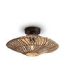 DECKENLEUCHTE GOOD&MOJO  40/12 cm   - Weiß, Trend, Naturmaterialien (40/12cm) - Good & Mojo