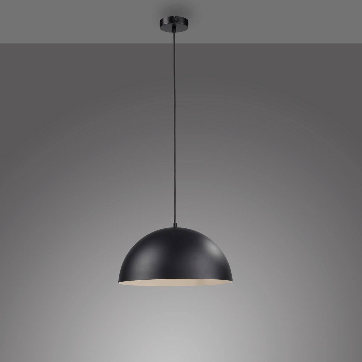 LED-PENDELLEUCHTE SW ALI 38/38/120 cm   - Schwarz, Design, Glas/Kunststoff (38/38/120cm) - Schöner Wohnen