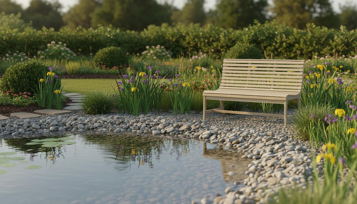 GARTENBANK 125/87/66 cm  in Teakfarben  - Teakfarben, MODERN, Holz (125/87/66cm) - Ambia Garden