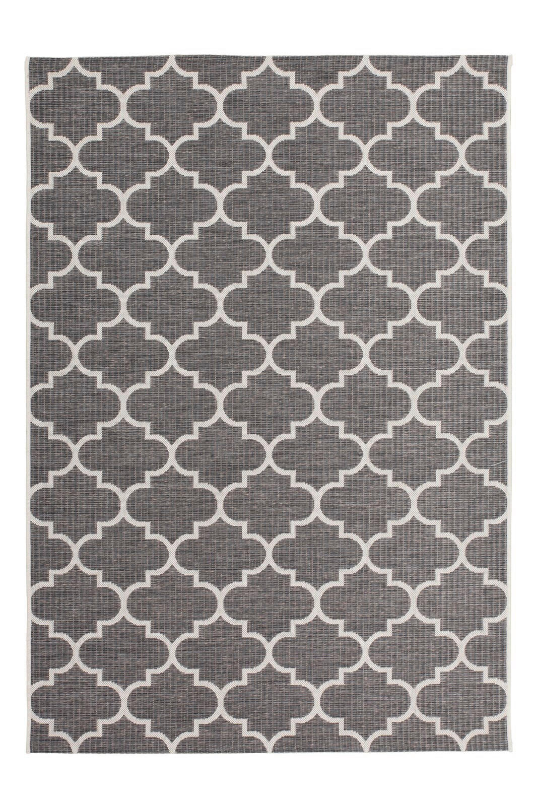 LÄUFER 80/230 cm Indonesia - Batu Grau  - Grau, Konventionell, Textil (80/230cm)