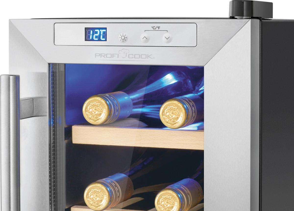 WEINKÜHLSCHRANK PC-WK 1231  - LIFESTYLE, Glas/Kunststoff (50/24,6/39,5cm) - Atrigo