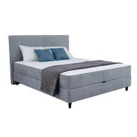 BOXBETT 120/200 cm  Blau  - Blau/Schwarz, Konventionell, Kunststoff/Textil (120/200cm) - Carryhome