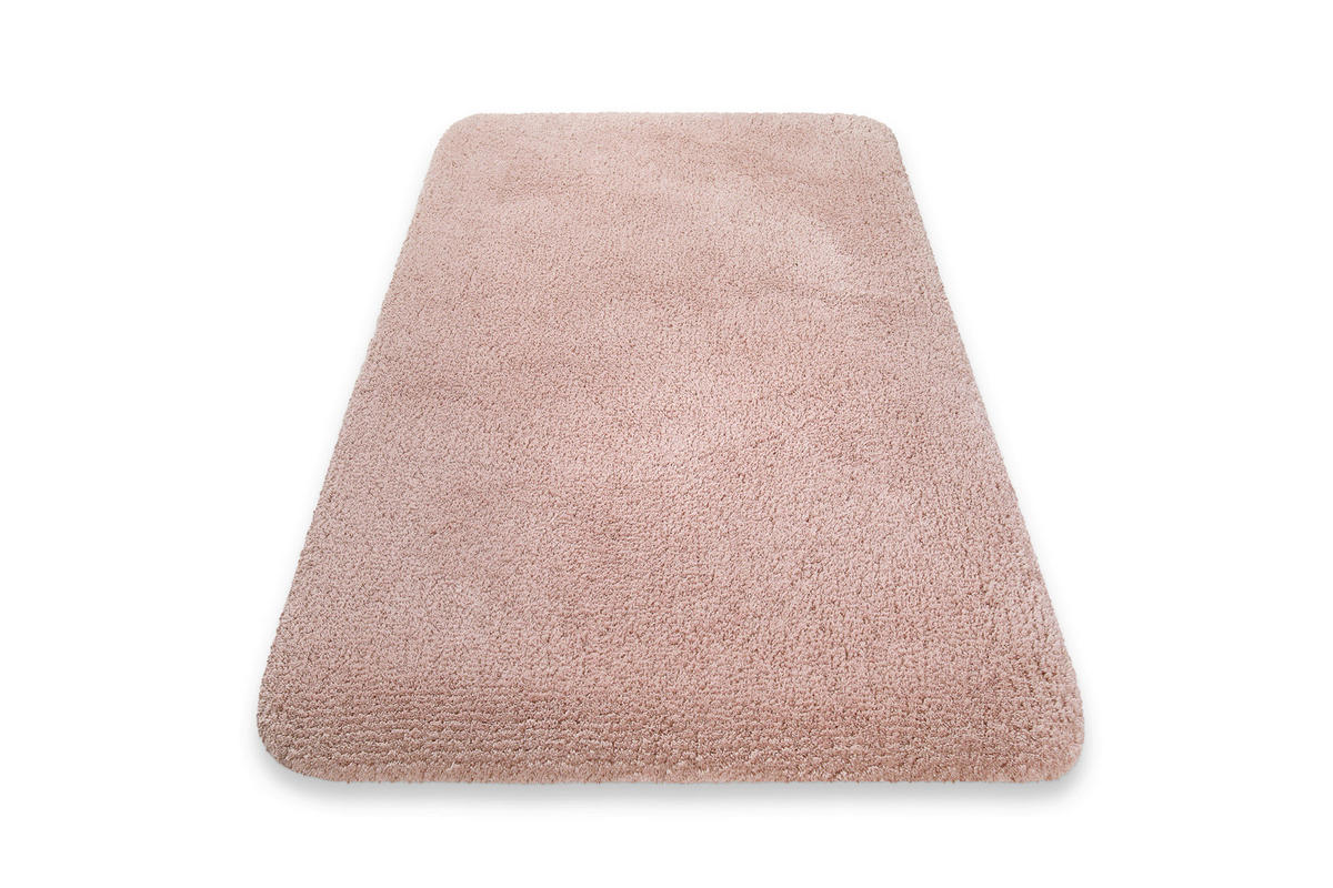 BADTEPPICH Hellrosa 55/65 cm  - Hellrosa, Basics, Kunststoff/Textil (55/65cm) - WECON HOME BASIC
