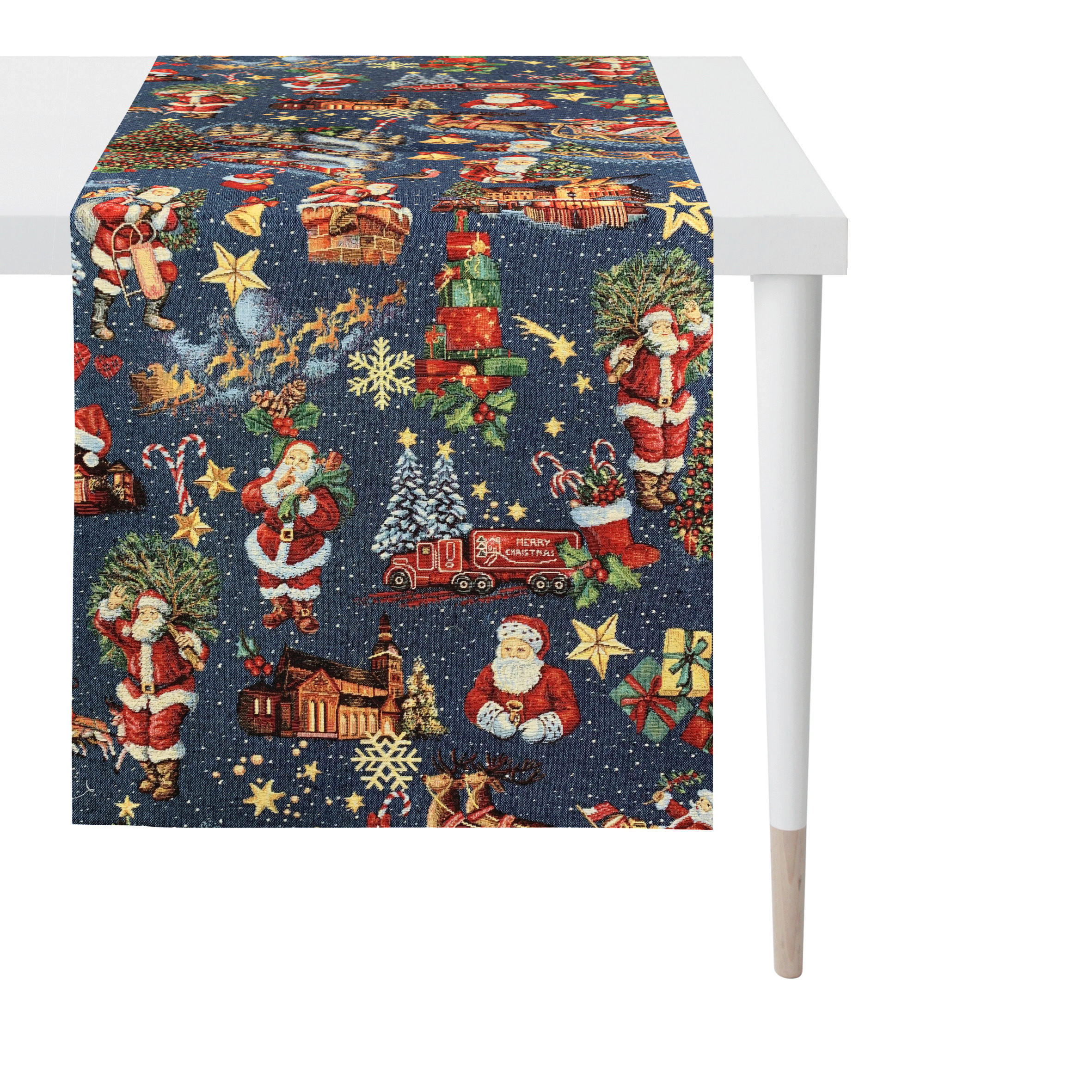 X-Mas Tischläufer Mehrfarbig 48x140 cm
