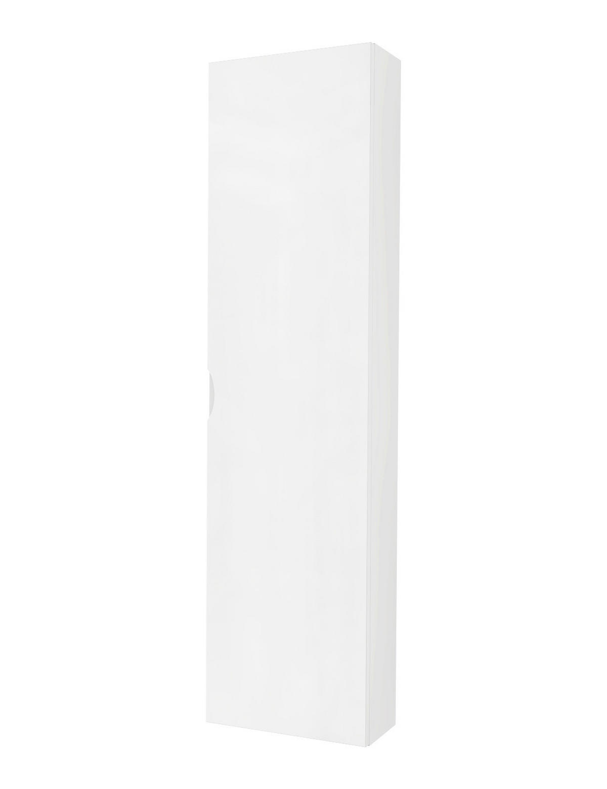 MIDI SKŘÍŇKA, bílá, 35/140/20 cm - bílá, Basics, kompozitní dřevo/sklo (35/140/20cm) - Welnova