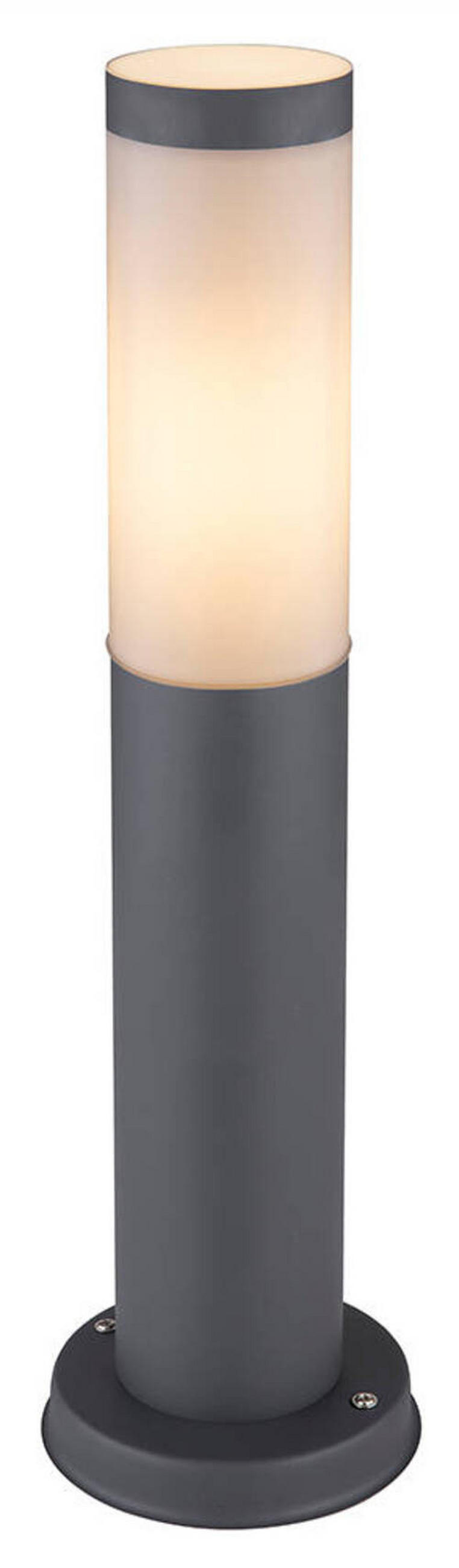 AUSSENLEUCHTE - Anthrazit/Opal, Basics, Kunststoff/Metall (12,7/45cm) - Globo