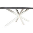 TISCHGESTELL in Metall 160/70/72 cm - Creme, Design, Metall (160/70/72cm) - Landscape