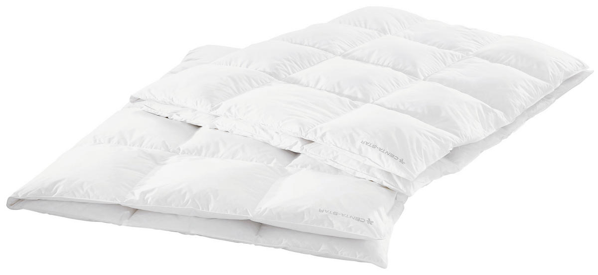 DAUNENDECKE  Silence  135/200 cm   - Weiß, LIFESTYLE, Textil (135/200cm) - Centa-Star