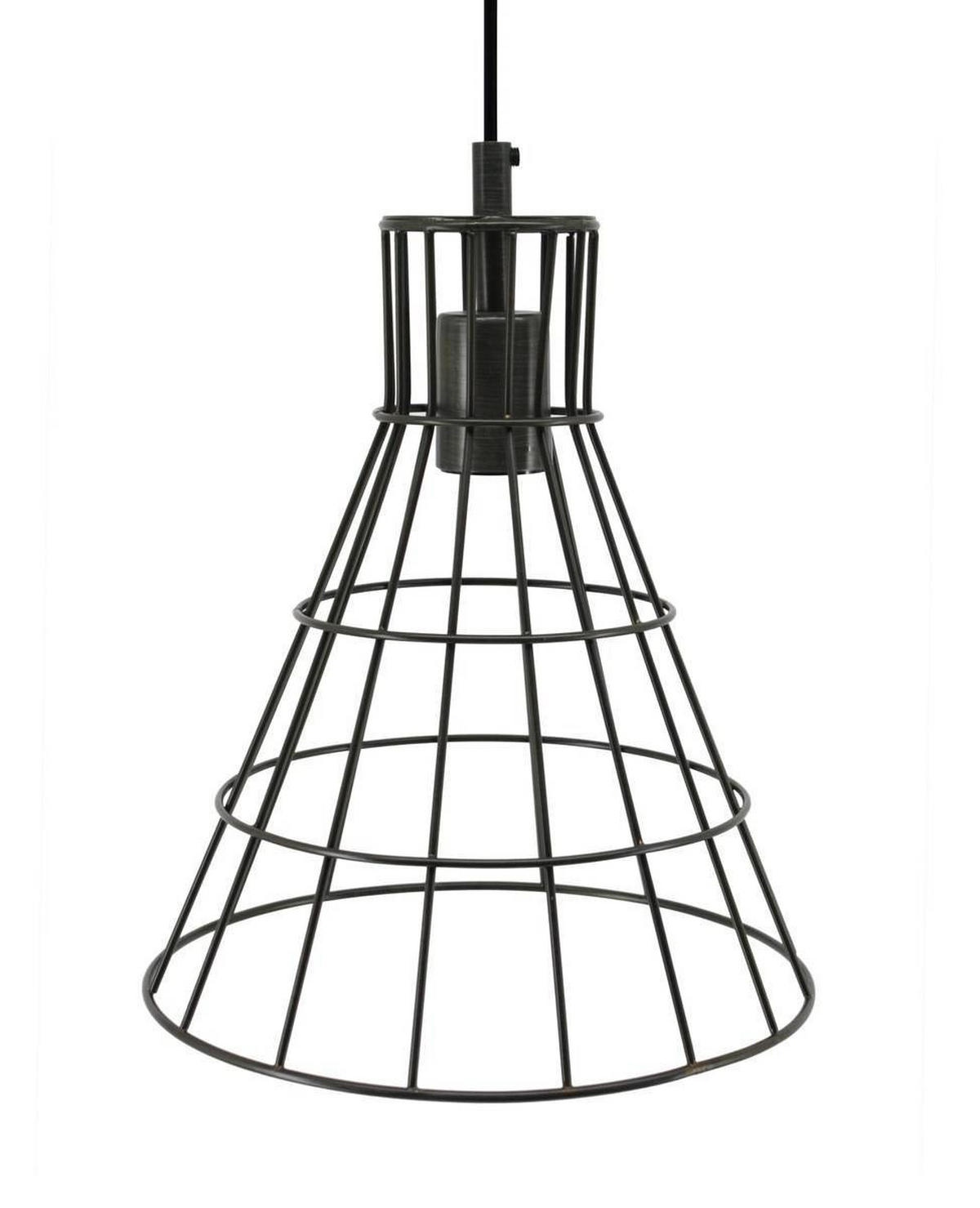 HÄNGELEUCHTE 26/26/31 cm    - Schwarz, Trend, Metall (26/26/31cm) - Kayoom