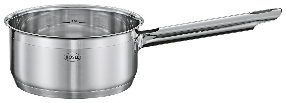 FŐZŐEDÉNYKÉSZLET 5 részes  - nemesacél, Design, Üveg/fém (57/33,5/23cm) - Rösle