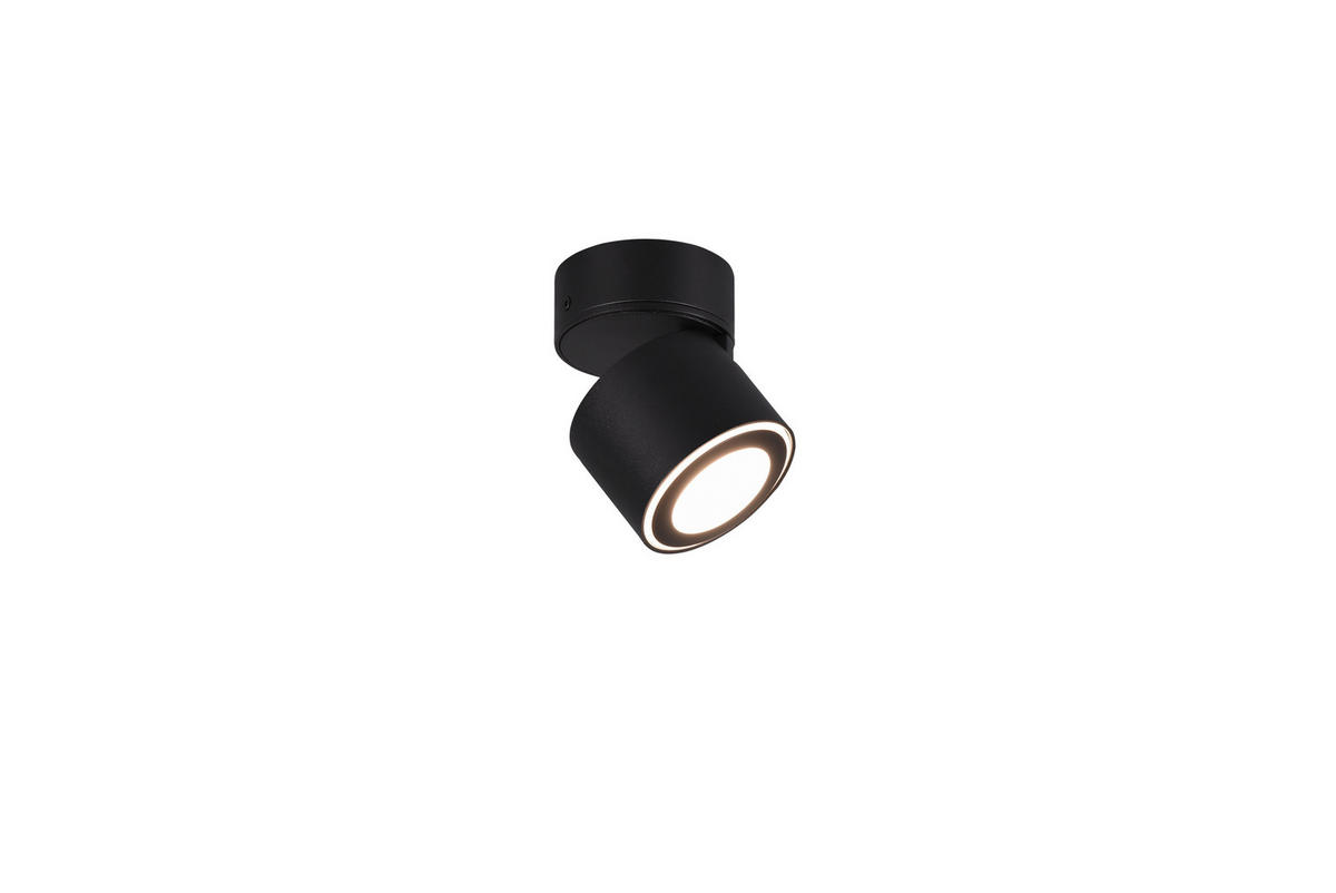 LED-STRAHLER - Schwarz, Trend, Metall (8,7/10,9cm)