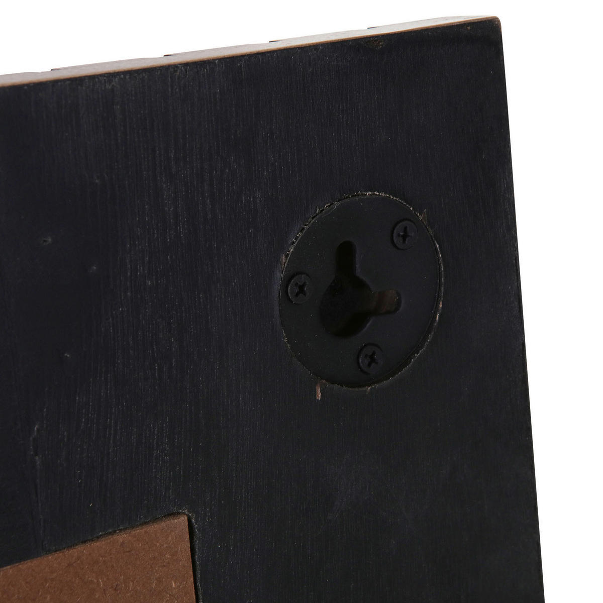 WANDSPIEGEL 90/90/4 cm    in rechteckig  - Schwarz, LIFESTYLE, Glas/Holzwerkstoff (90/90/4cm) - Landscape