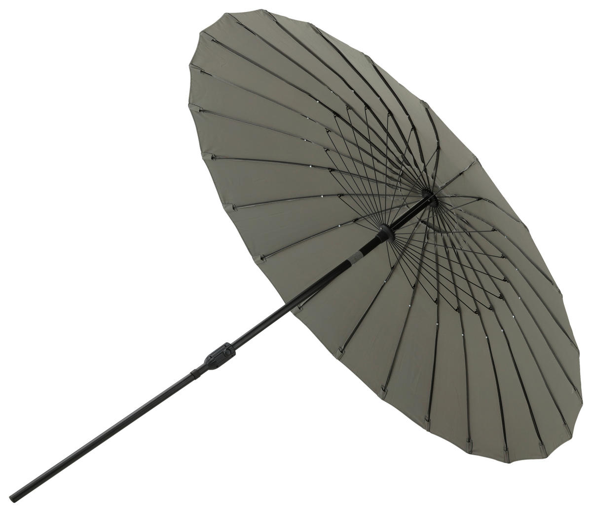 SONNENSCHIRM  - Grau, KONVENTIONELL (270/270cm) - Gardenson