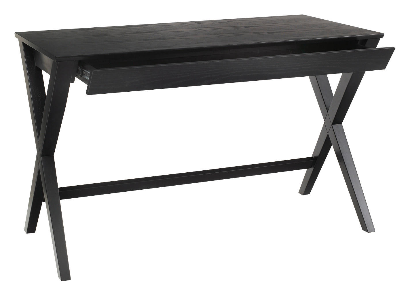 SCHREIBTISCH 120/60/75 cm  in Schwarz  - Schwarz, Trend, Holz/Holzwerkstoff (120/60/75cm) - MID.YOU