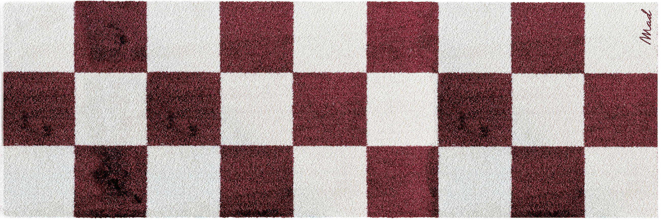 LÄUFER 50/150 cm Touch  - Weinrot/Weiß, Trend, Kunststoff (50/150cm) - madaboutmats