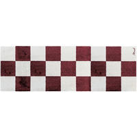 LÄUFER 50/150 cm Touch  - Weinrot/Weiß, Trend, Kunststoff (50/150cm) - madaboutmats