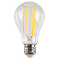LED-SIJALKA S SVETILNO NITKO   //// - prosojno, Basics, steklo (6.7/12cm)