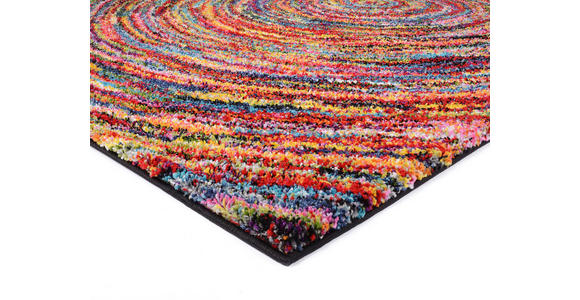 WEBTEPPICH 65/130 cm Sixteen Round Multicolor - Multicolor, Trend, Textil (65/130cm) - Novel