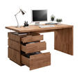 SCHREIBTISCH 150/70/76 cm  in Wildeiche  - Wildeiche/Eichefarben, Natur, Holz (150/70/76cm) - Linea Natura