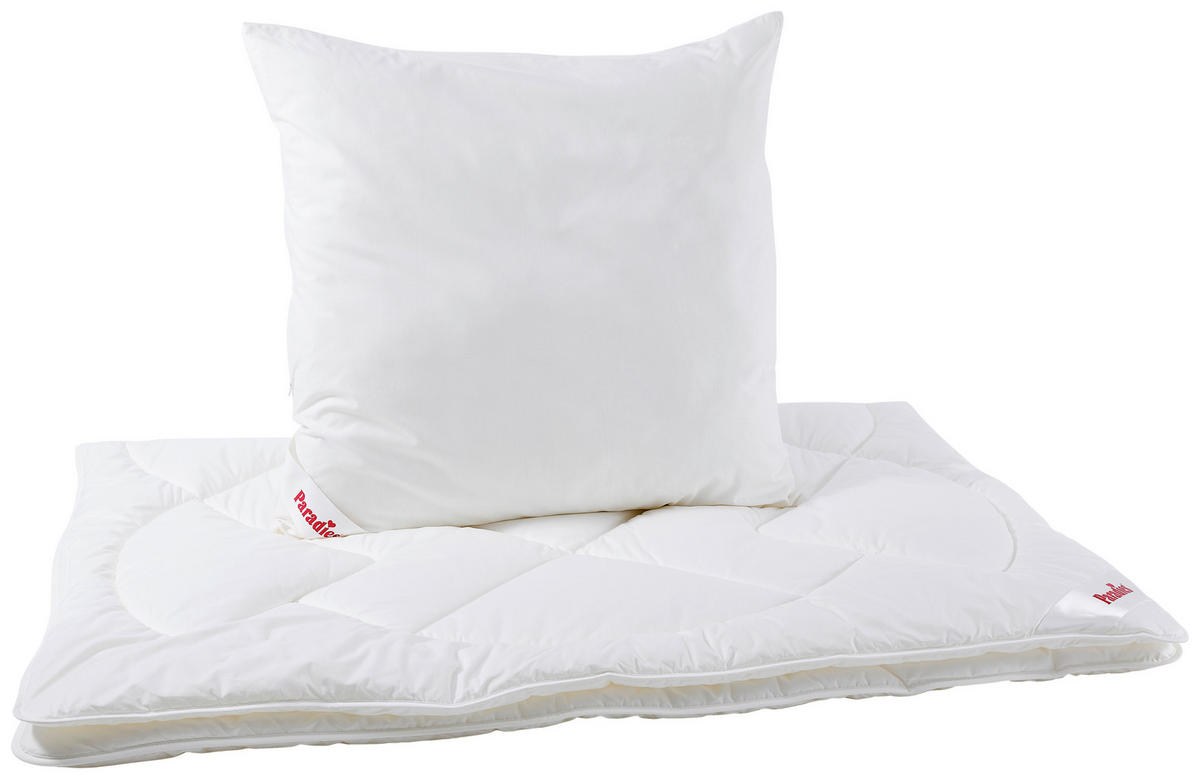 BETTENSET - Weiß, Basics, Textil (135/200cm) - Paradies