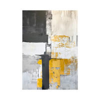 LEINWANDBILD Abstraktes 70/100 cm  - Goldfarben/Weiß, Design, Holzwerkstoff/Textil (70/100cm) - Monee