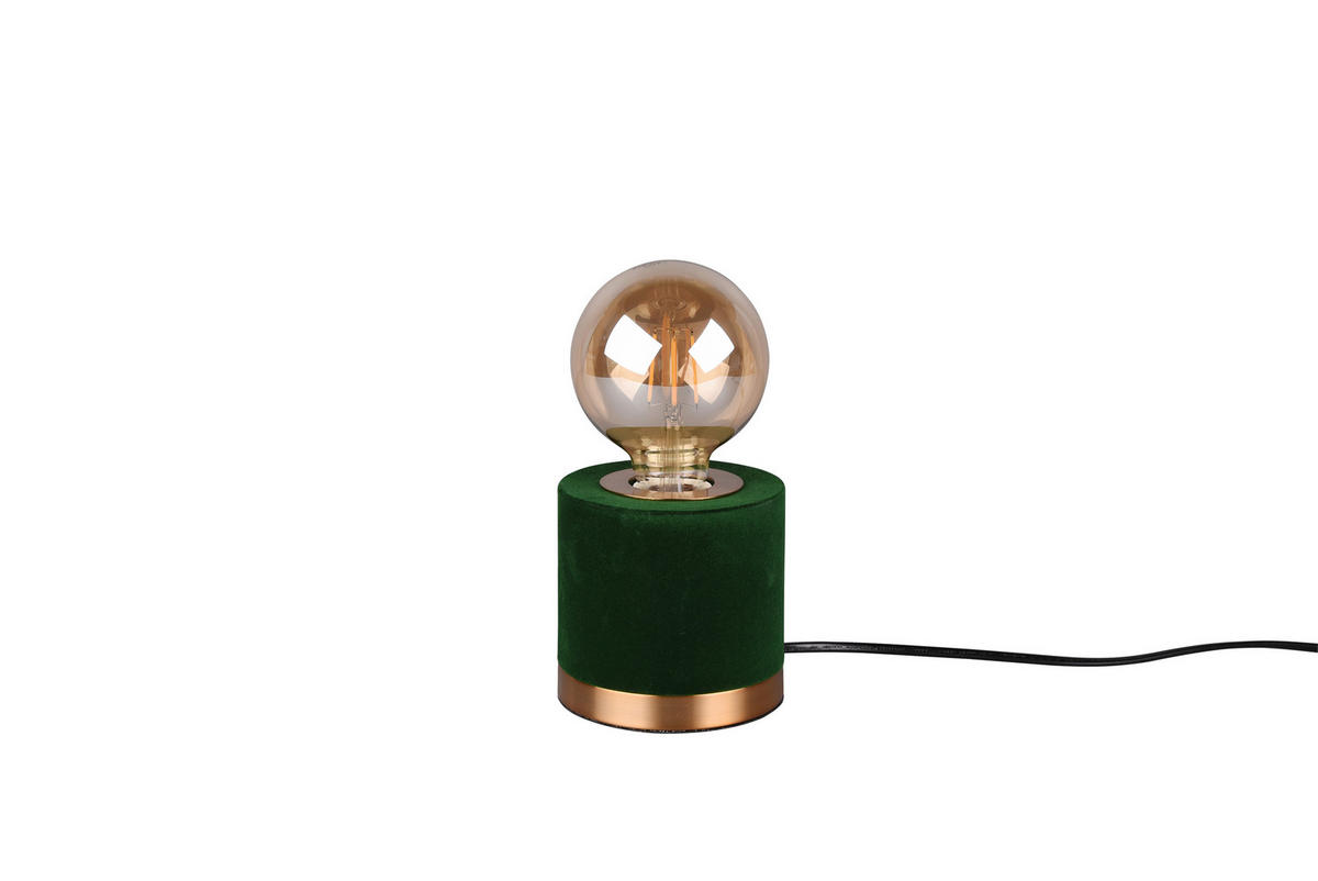 NAMIZNA SVETILKA  Judy      11/11 cm       - zelena/barve medenine, Basics, kovina/tekstil (11/11cm)