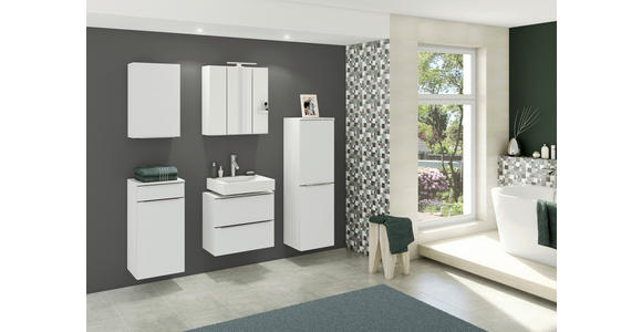 MIDISCHRANK 40/130/35 cm - Edelstahlfarben/Silberfarben, KONVENTIONELL, Holzwerkstoff/Kunststoff (40/130/35cm) - Xora