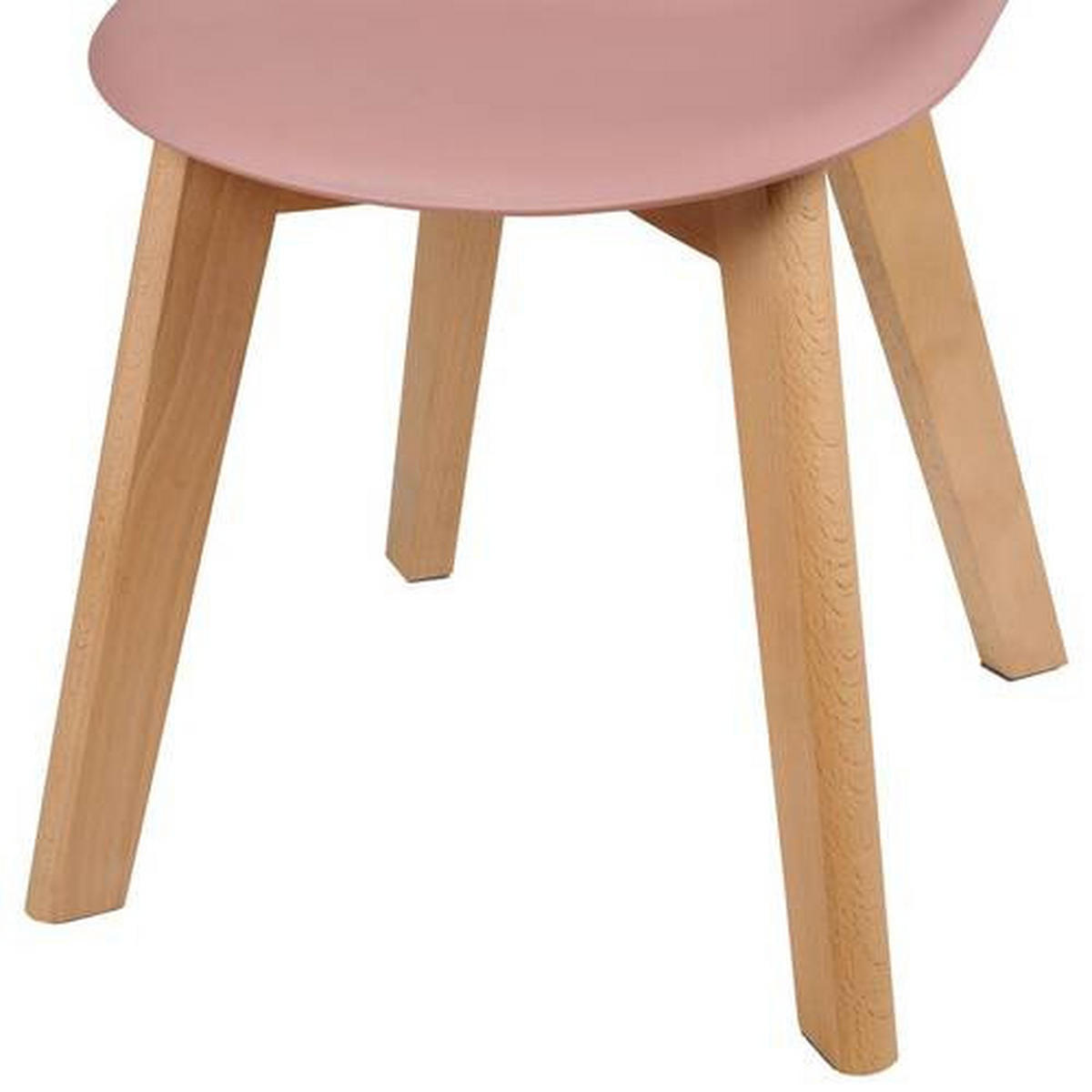 KINDERSTUHL  - Pink/Buchefarben, MODERN, Holz/Kunststoff (33/57/38cm) - P & B