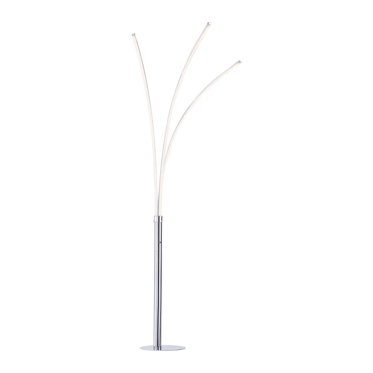 LAMPADAR CU LED - argintiu, Design, plastic/metal (80/58/215cm)
