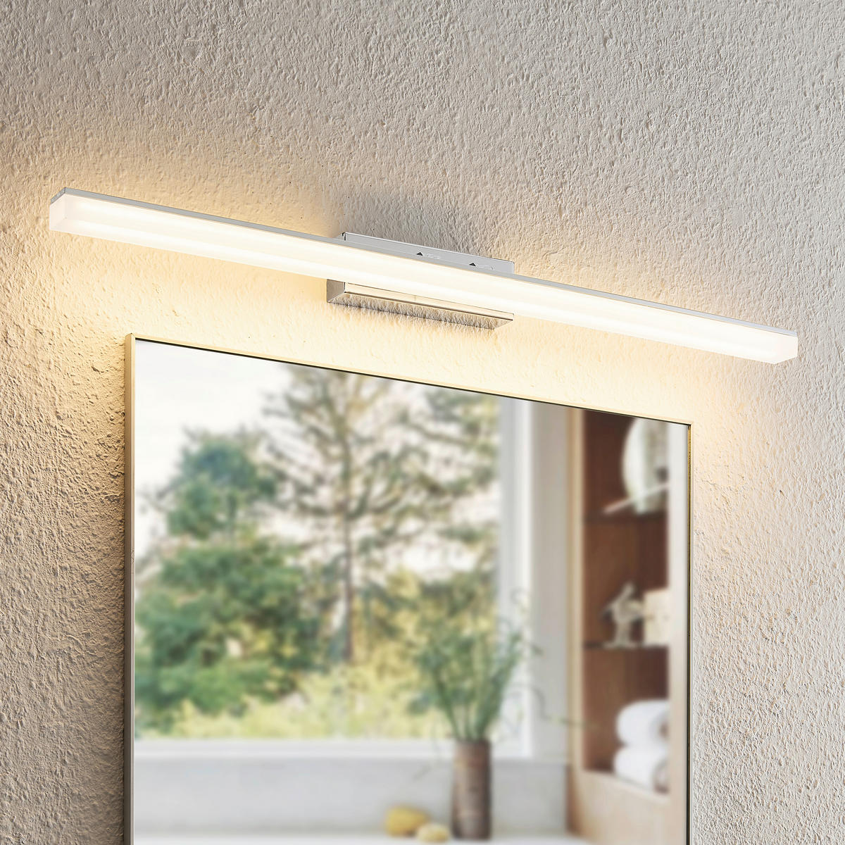 LED-WANDLEUCHTE Aurora 75/10/5,5 cm   - Alufarben, Basics, Kunststoff/Metall (75/10/5,5cm) - Novel