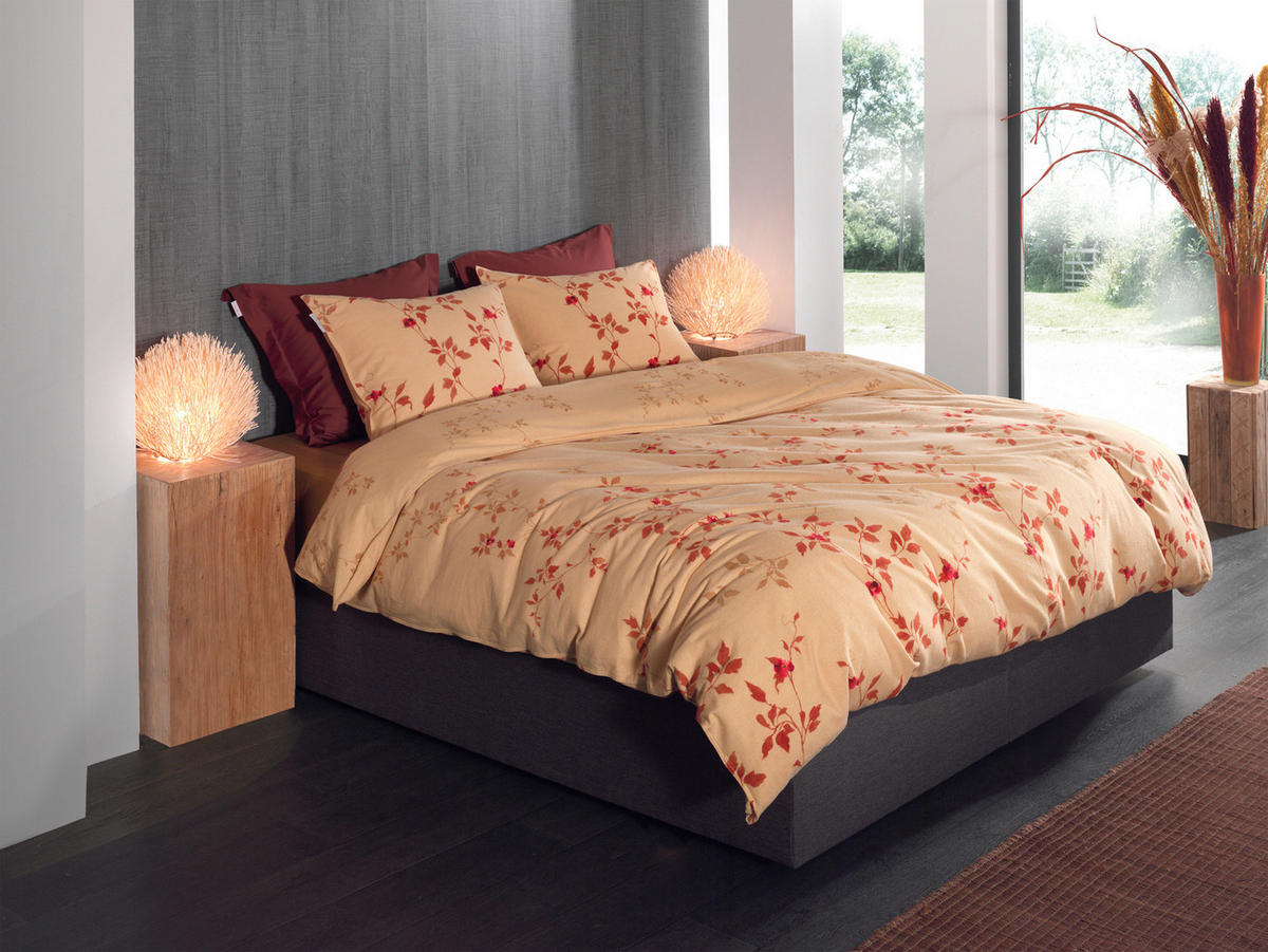 BETTWÄSCHE Tommaso Flanell 155/220 cm  - Gelb, Basics, Textil (155/220cm)