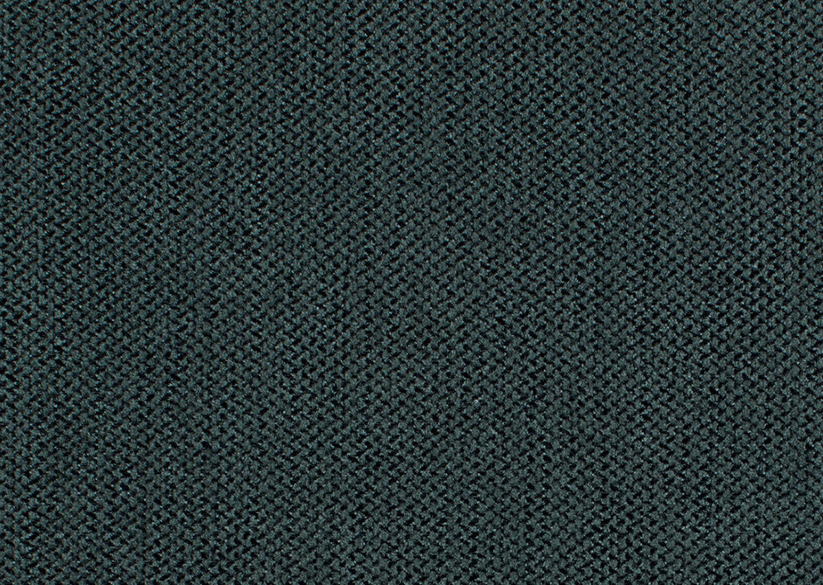 ECKSOFA Petrol Flachgewebe  - Petrol/Schwarz, LIFESTYLE, Kunststoff/Textil (240/173cm) - Stylife