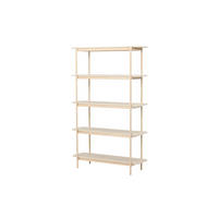 HYLLA i 120/190/40 cm beige  - beige, Modern, metall/trä (120/190/40cm) - Livetastic