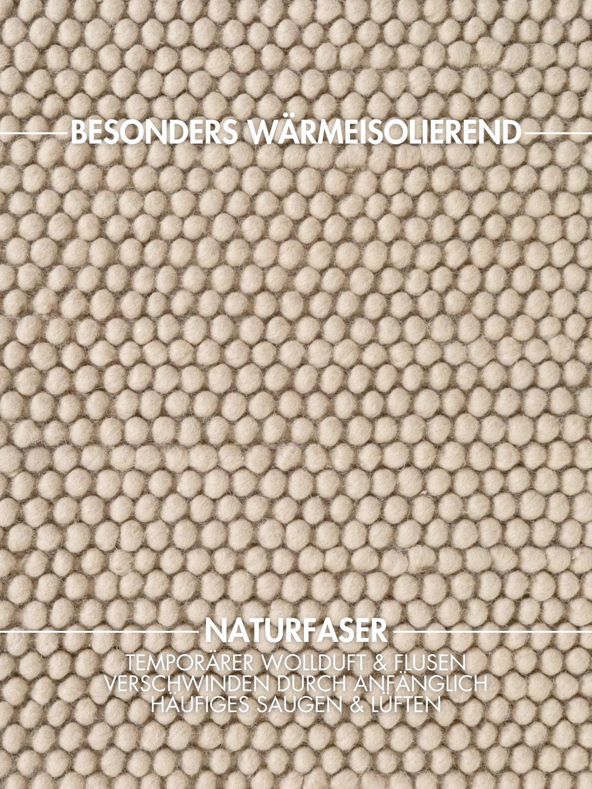 WOLLTEPPICH 120/170 cm Richmond Beige rechteckig  - Beige, KONVENTIONELL, Textil (120/170cm) - Ted Baker