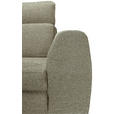 ECKSOFA Olivgrün Chenille  - Schwarz/Olivgrün, KONVENTIONELL, Textil/Metall (185/240cm) - Carryhome
