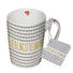 KAFFEEBECHER 250 ml - Rot/Goldfarben, KONVENTIONELL, Keramik (7,5/10cm) KAFFEEBECHER 250 ml - Rot/Goldfarben, KONVENTIONELL, Keramik (7,5/10cm)