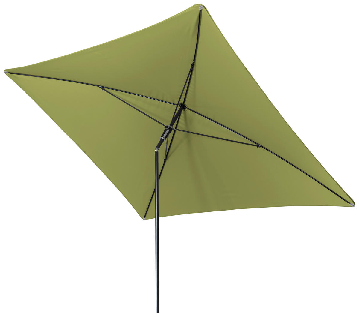 SONNENSCHIRM 230x190 cm Grün  - Anthrazit/Grün, Basics, Textil/Metall (230/190cm) - Doppler