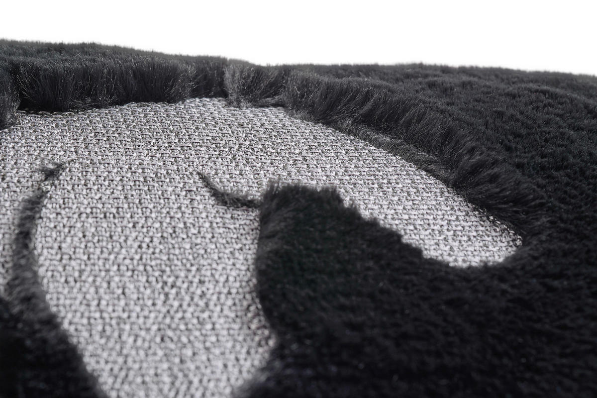 FELLKISSENHÜLLE Marcel.Remus.Design- Felantix schwarz 45/45 cm  - Schwarz, Design, Textil (45/45cm) - Marcel Remus